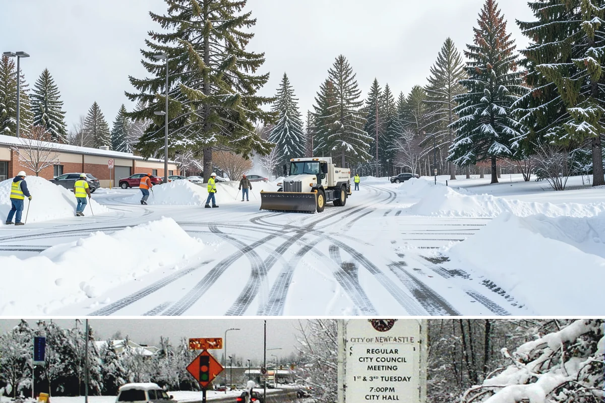 Parking Lot Snow Hauling in Newcastle, King County, WA - Hauling is needed after heavy or repeated storms, most often in January and February.