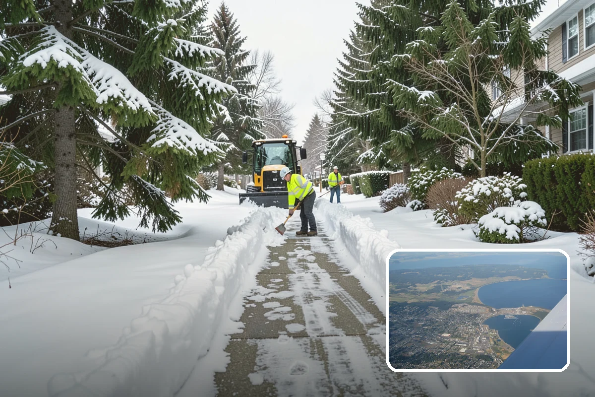 Parking Lot Snow Hauling in Oak Harbor, Island County, WA - Recovers stalls lost to oversized piles