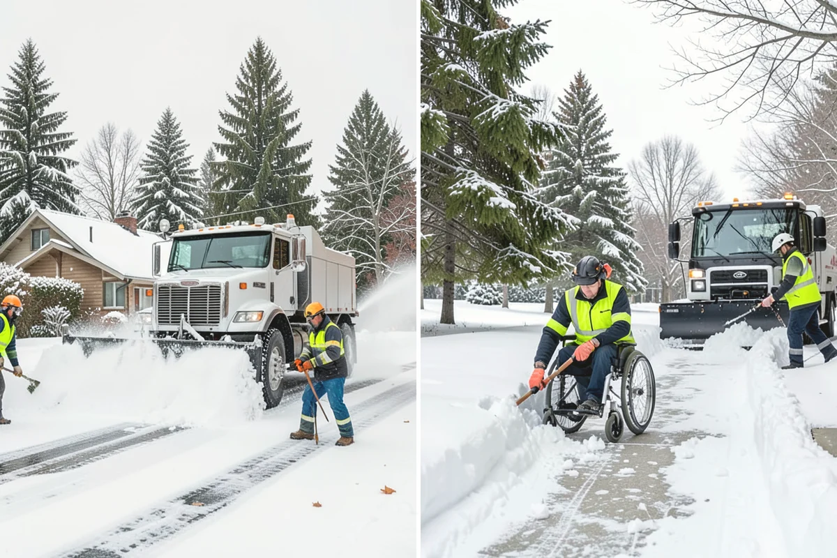 Parking Lot Snow Hauling in Oak Harbor, Island County, WA - We assess pile volume and available loading access