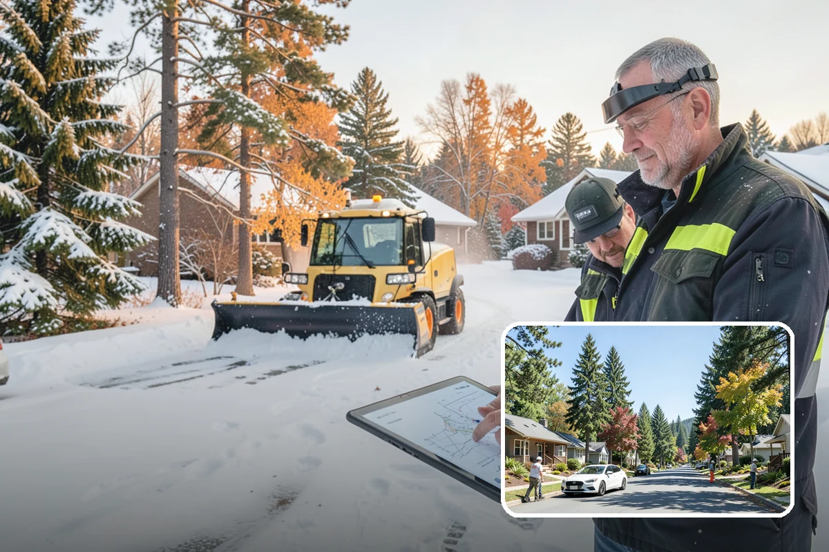 Parking Lot Snow Hauling in Orting, Pierce County, WA - Recovers stalls lost to oversized piles