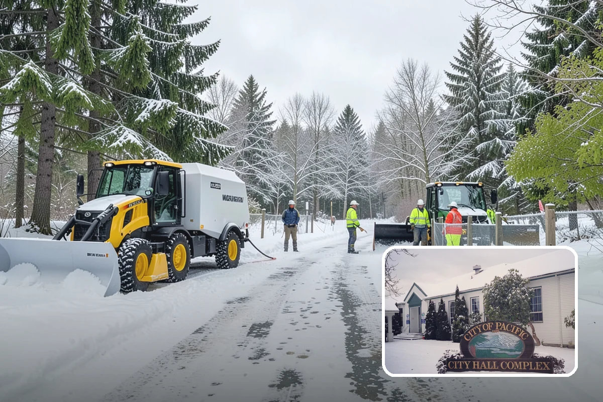 Parking Lot Snow Hauling in Pacific, King County, WA - Recovers stalls lost to oversized piles