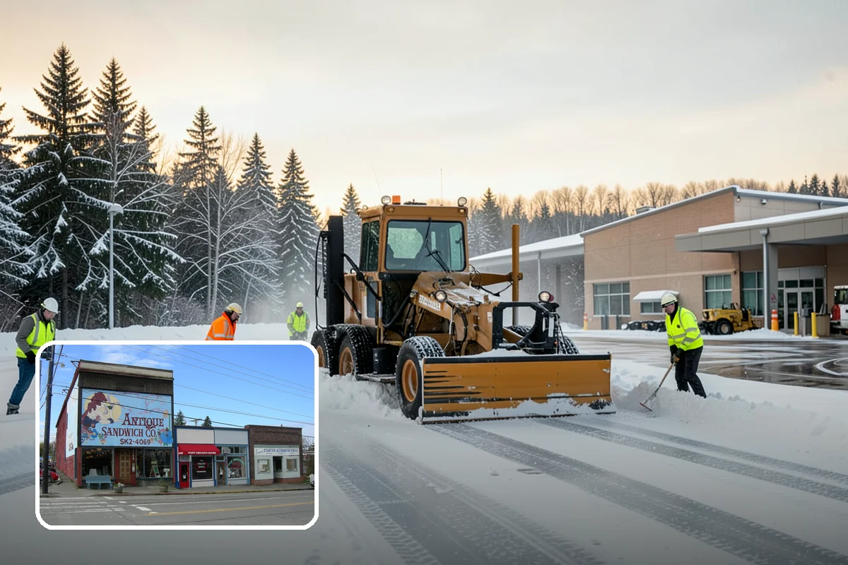 Parking Lot Snow Hauling in Ruston, Pierce County, WA - Recovers stalls lost to oversized piles