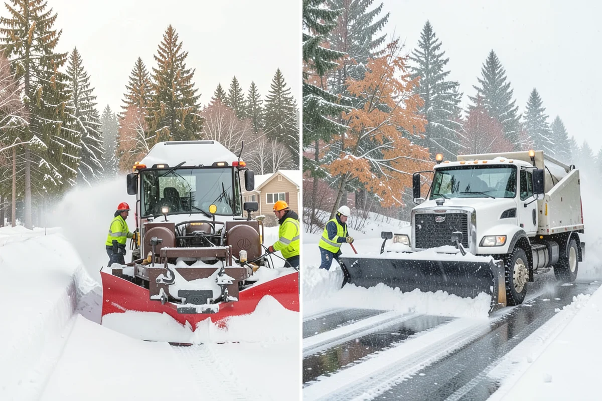 Parking Lot Snow Hauling in Ruston, Pierce County, WA - We assess pile volume and available loading access