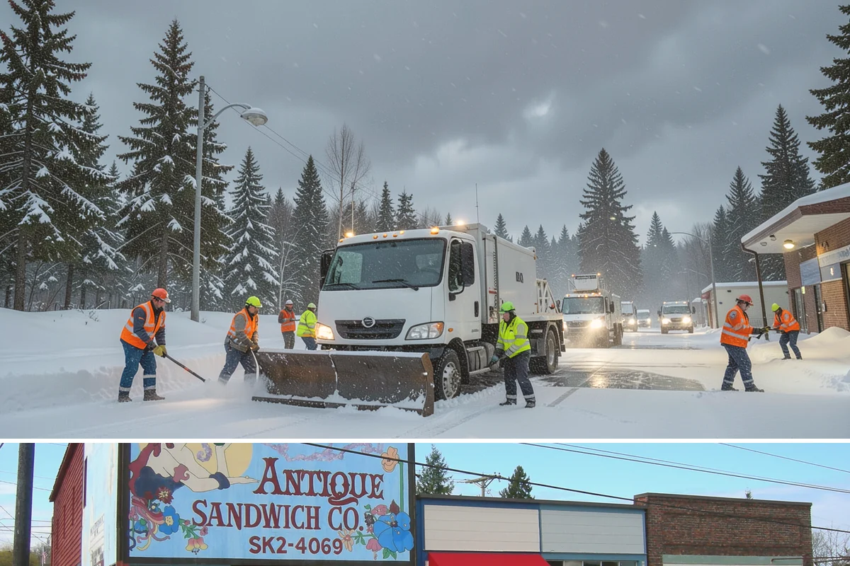 Parking Lot Snow Hauling in Ruston, Pierce County, WA - Hauling is needed after heavy or repeated storms, most often in January and February.