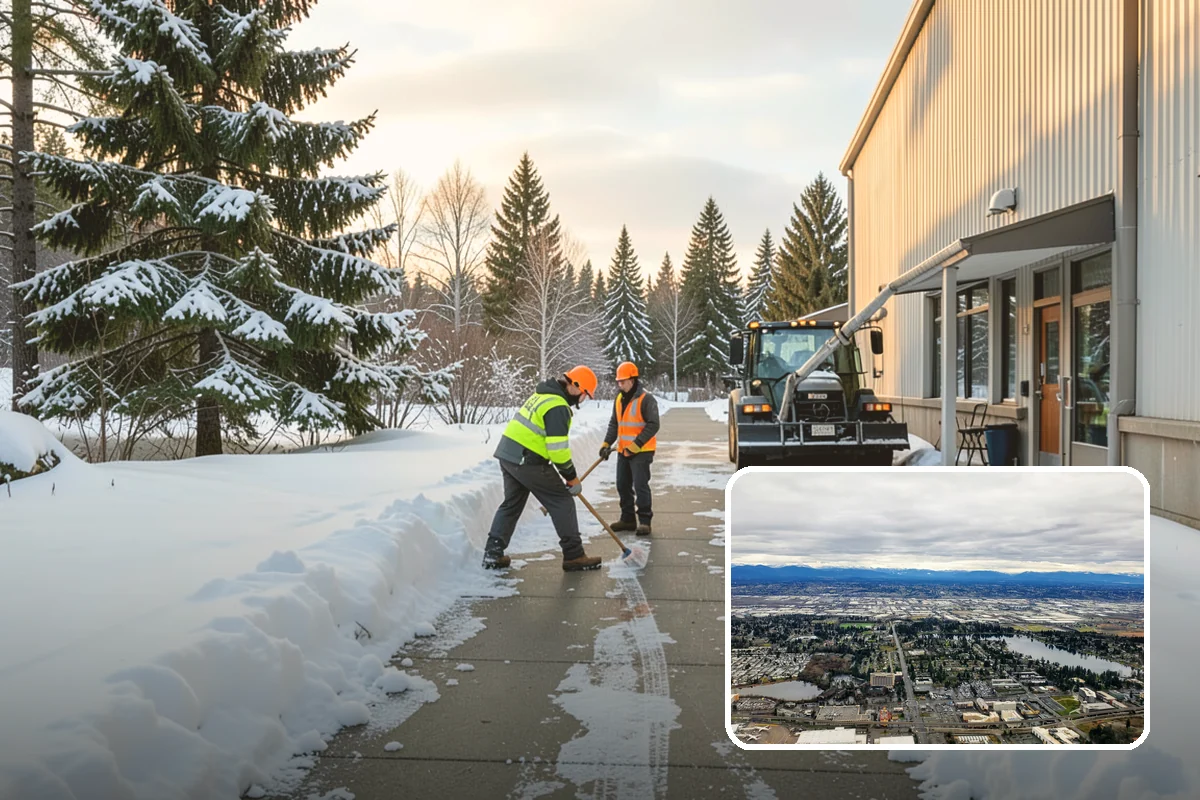 Parking Lot Snow Hauling in SeaTac, King County, WA - Recovers stalls lost to oversized piles
