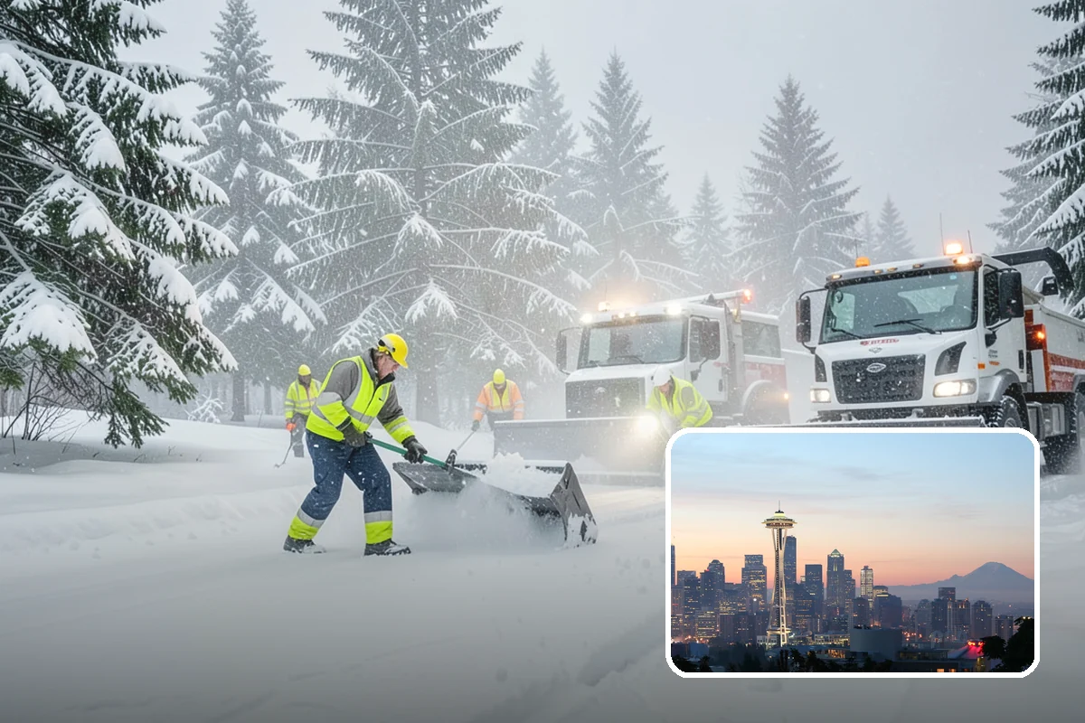 Parking Lot Snow Hauling in Seattle, King County, WA - Recovers stalls lost to oversized piles