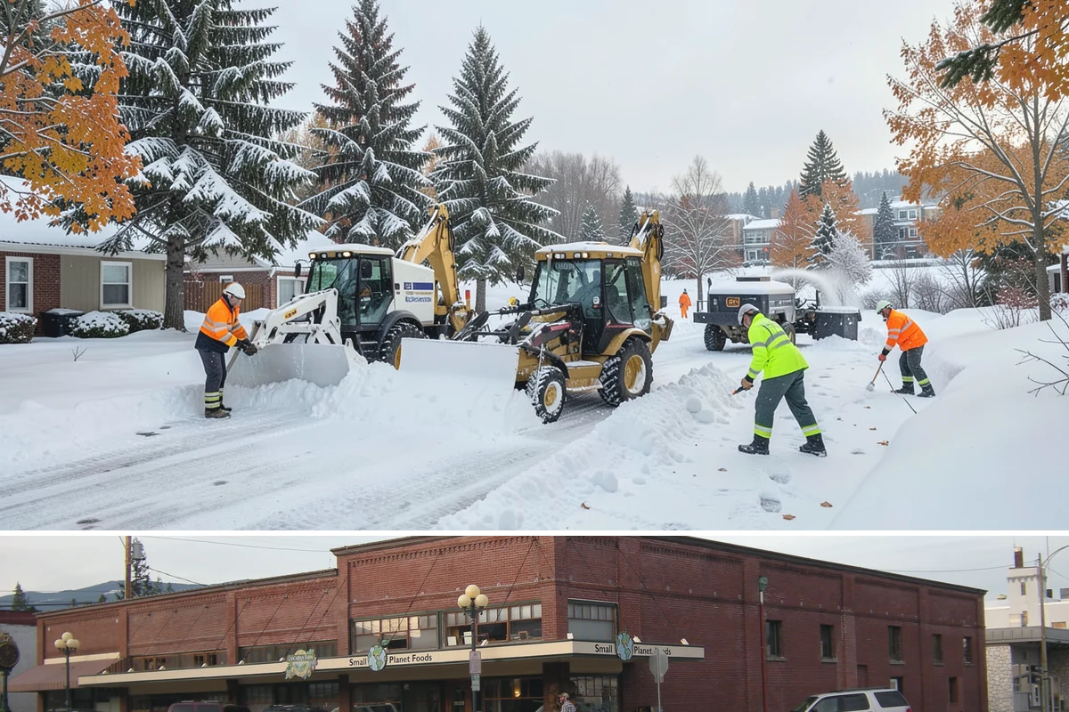 Parking Lot Snow Hauling in Sedro-Woolley, Skagit County, WA - Hauling is needed after heavy or repeated storms, most often in January and February.
