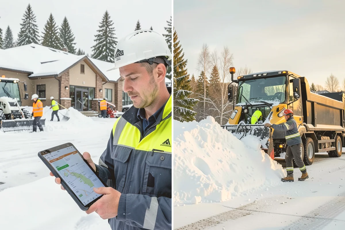 Parking Lot Snow Hauling in Snohomish, Snohomish County, WA - We assess pile volume and available loading access