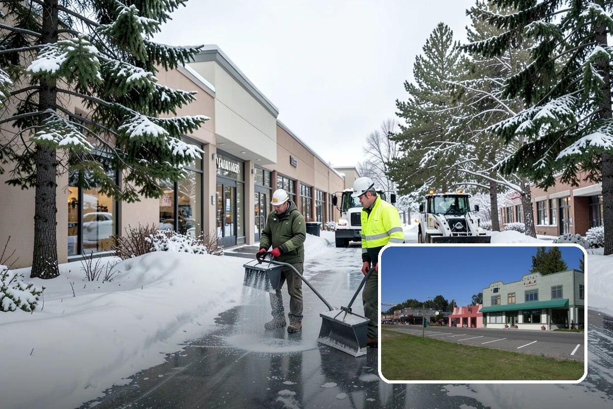Parking Lot Snow Hauling in Snoqualmie, King County, WA - Recovers stalls lost to oversized piles
