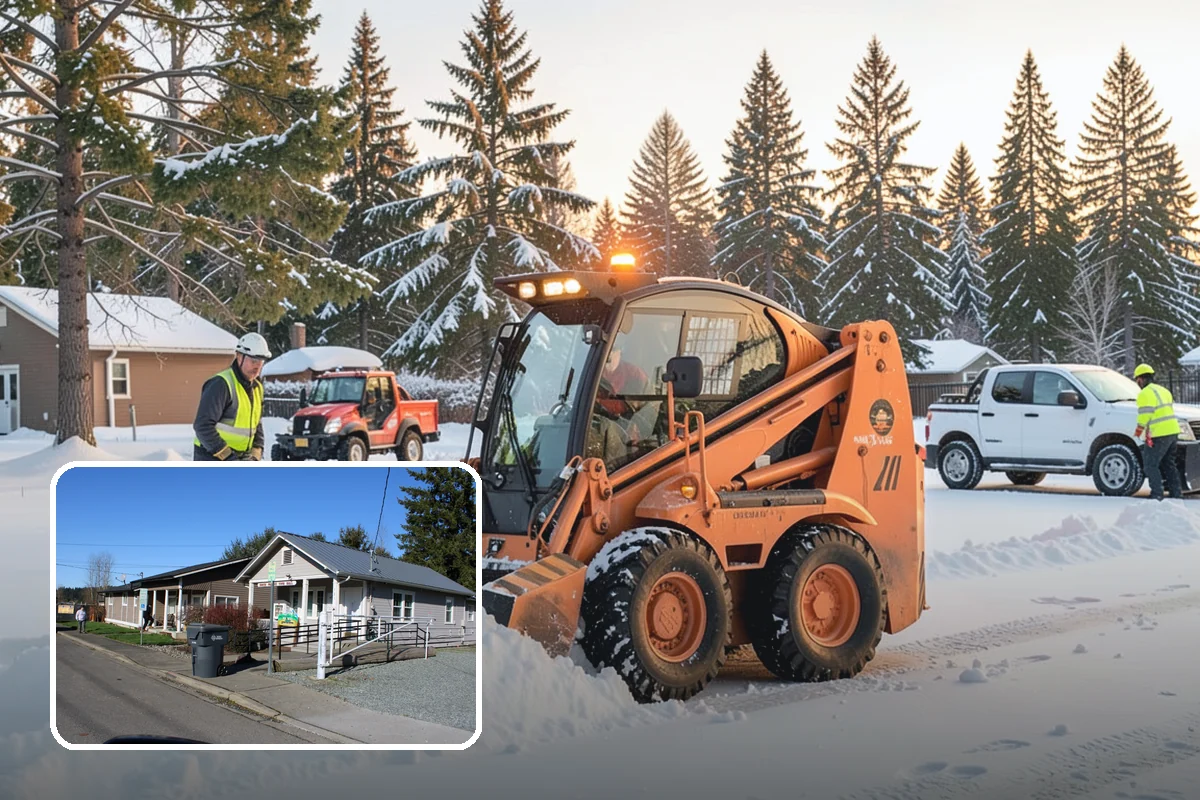 Parking Lot Snow Hauling in South Prairie, Pierce County, WA - Recovers stalls lost to oversized piles