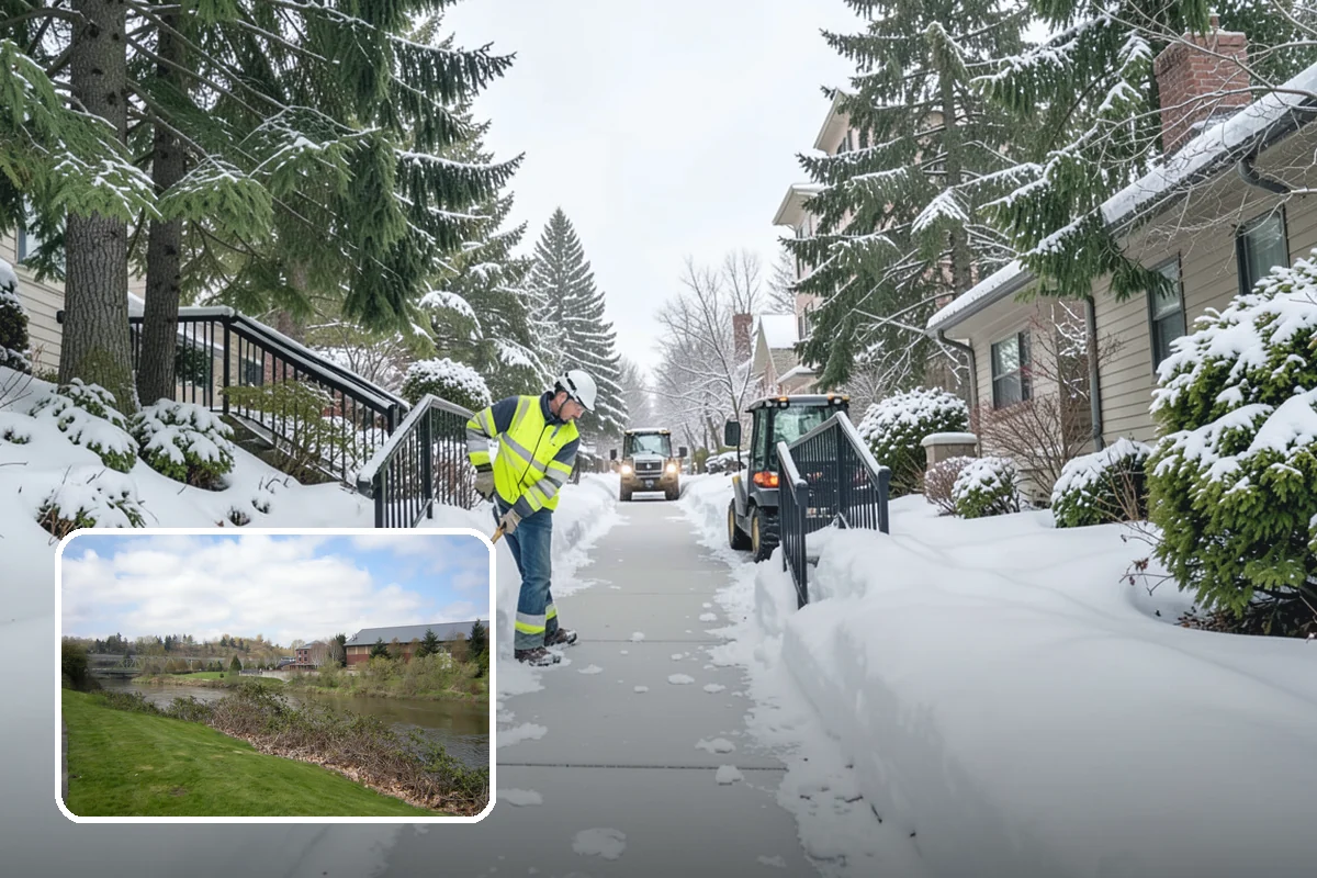 Parking Lot Snow Hauling in Tukwila, King County, WA - Recovers stalls lost to oversized piles