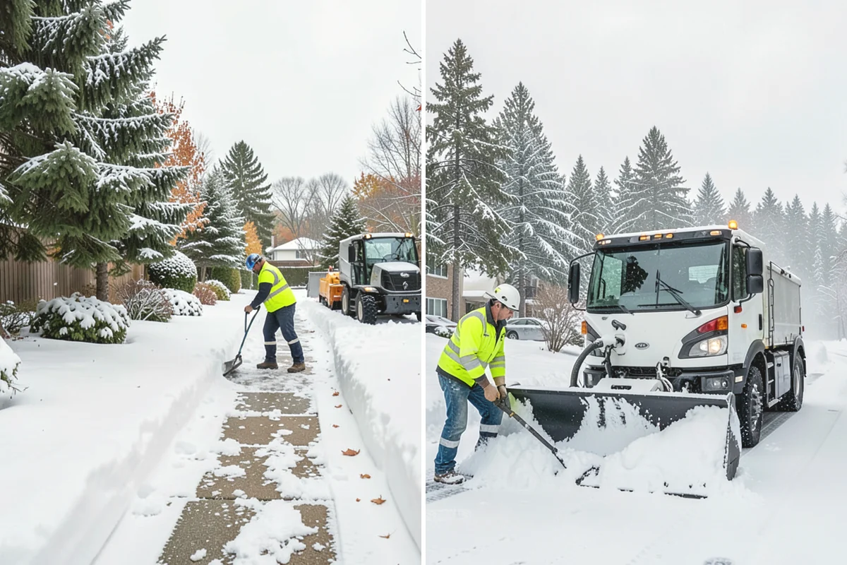 Parking Lot Snow Hauling in Tukwila, King County, WA - We assess pile volume and available loading access