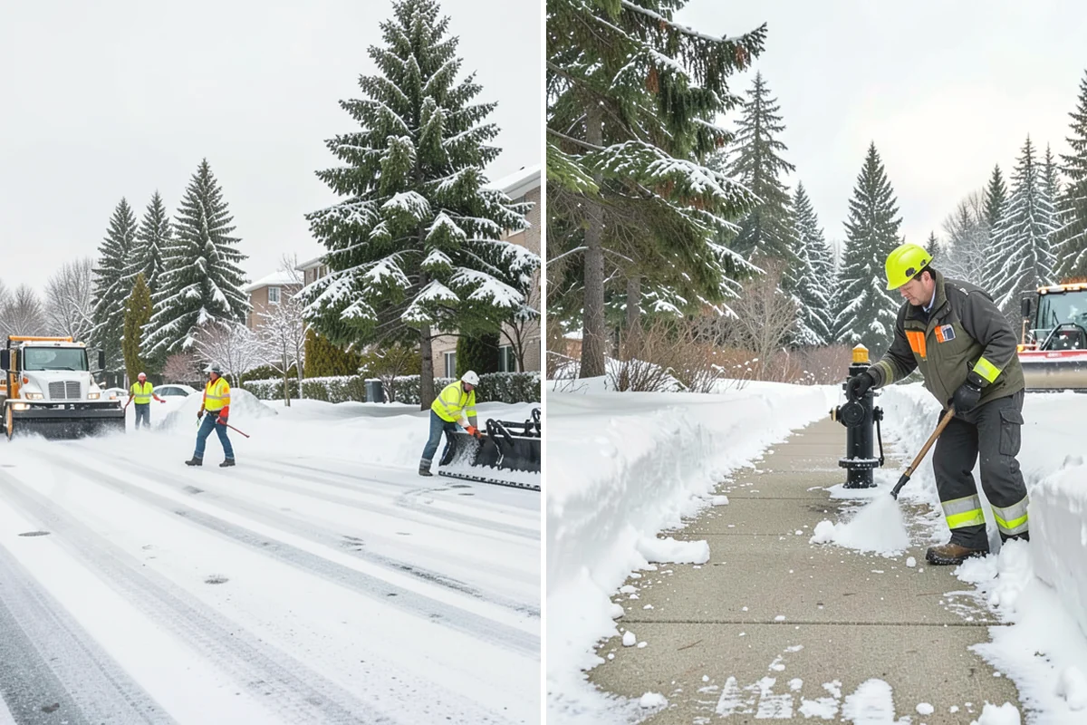 Parking Lot Snow Hauling in University Place, Pierce County, WA - We assess pile volume and available loading access