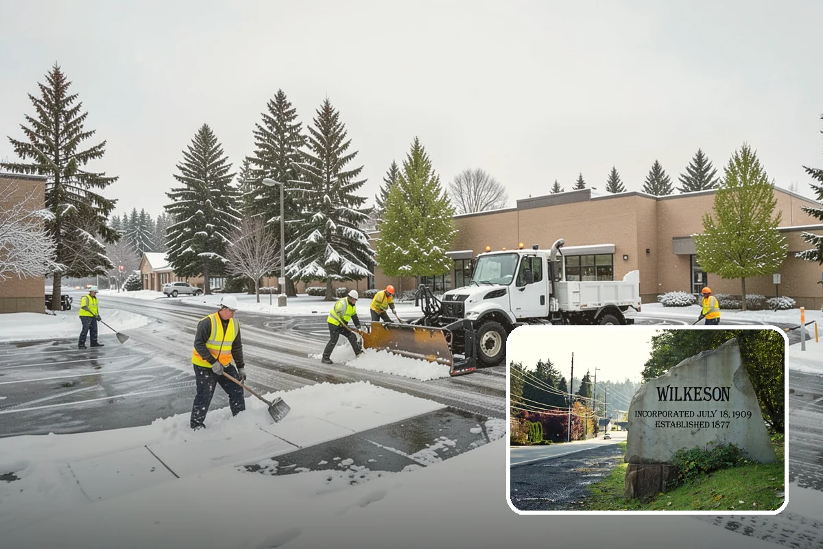 Parking Lot Snow Hauling in Wilkeson, Pierce County, WA - Recovers stalls lost to oversized piles