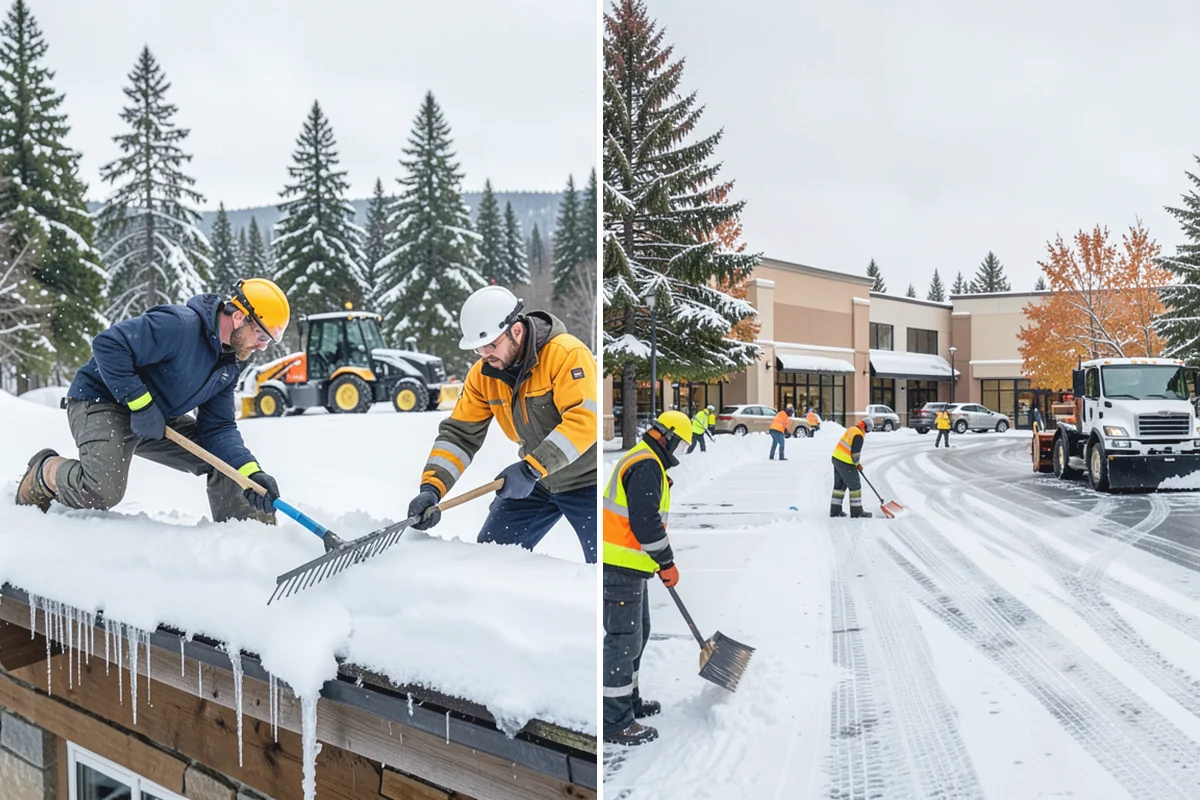 Parking Lot Snow Hauling in Wilkeson, Pierce County, WA - We assess pile volume and available loading access