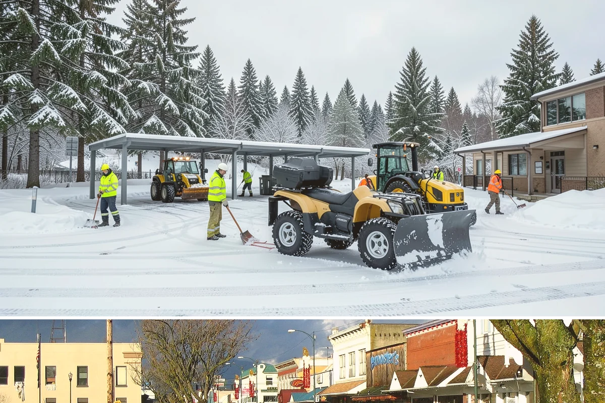 Parking Lot Snow Relocation in Arlington, Snohomish County, WA - Relocation runs throughout the snow season whenever storms fill your primary piles.