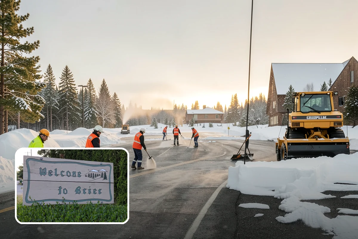 Parking Lot Snow Relocation in Brier, Snohomish County, WA - Keeps stalls and aisles open