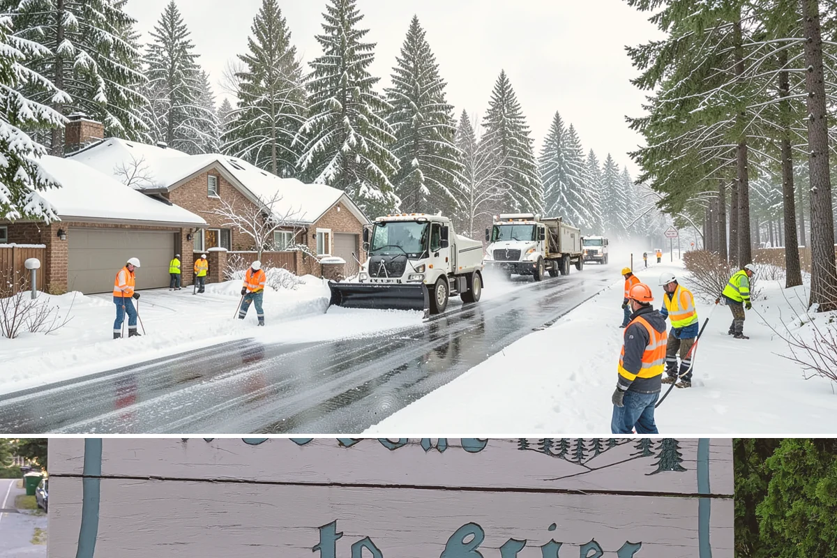 Parking Lot Snow Relocation in Brier, Snohomish County, WA - Relocation runs throughout the snow season whenever storms fill your primary piles.