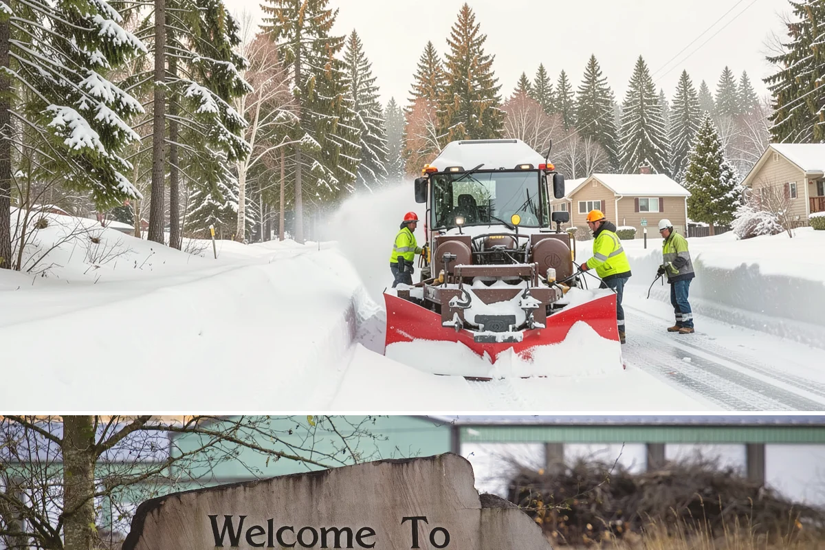 Parking Lot Snow Relocation in Buckley, Pierce County, WA - Relocation runs throughout the snow season whenever storms fill your primary piles.