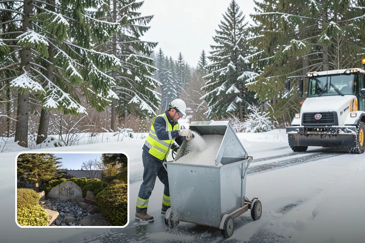 Parking Lot Snow Relocation in Clyde Hill, King County, WA - Keeps stalls and aisles open