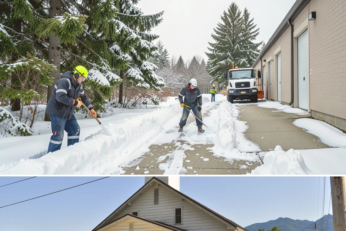 Parking Lot Snow Relocation in Concrete, Skagit County, WA - Relocation runs throughout the snow season whenever storms fill your primary piles.