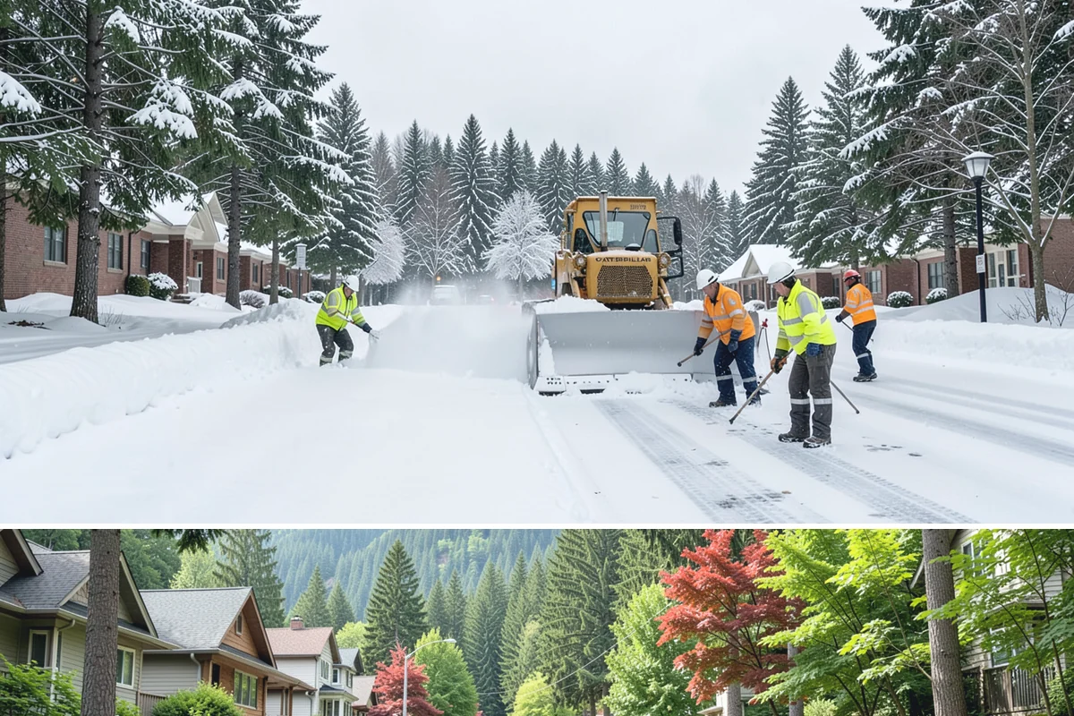 Parking Lot Snow Relocation in Darrington, Snohomish County, WA - Relocation runs throughout the snow season whenever storms fill your primary piles.