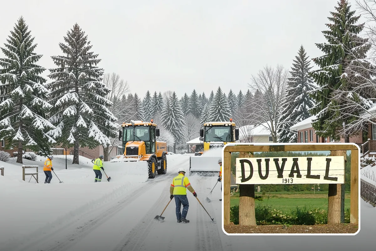 Parking Lot Snow Relocation in Duvall, King County, WA - Keeps stalls and aisles open