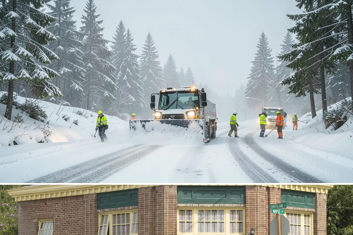 Parking Lot Snow Relocation in Hamilton, Skagit County, WA - Relocation runs throughout the snow season whenever storms fill your primary piles.