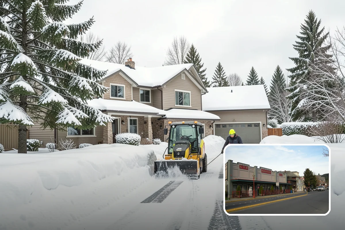 Parking Lot Snow Relocation in Issaquah, King County, WA - Keeps stalls and aisles open