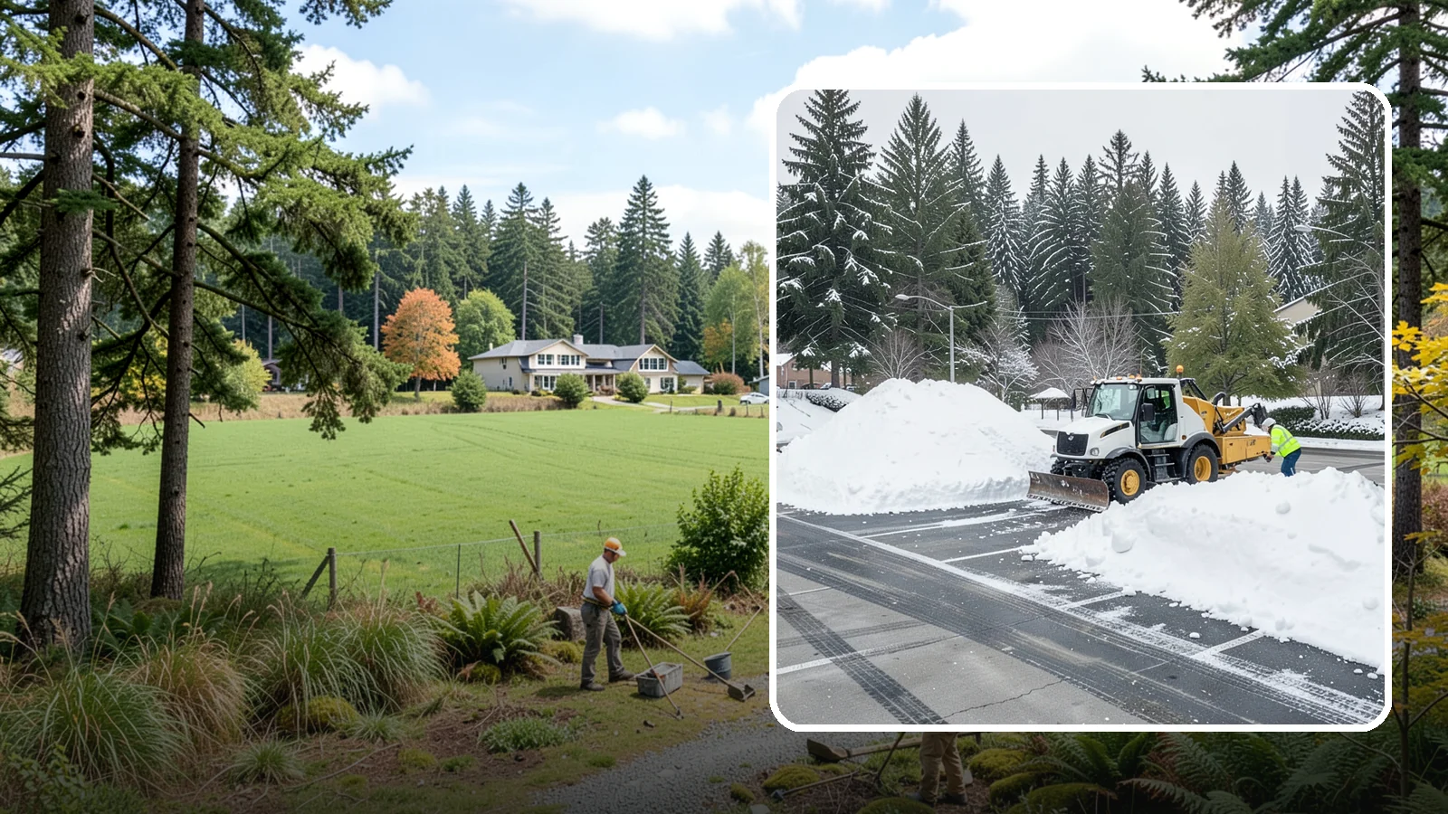 Parking Lot Snow Relocation in Lyman, Skagit County, WA - We reposition plowed snow into out-of-the-way piles so your lot stays open and safe.