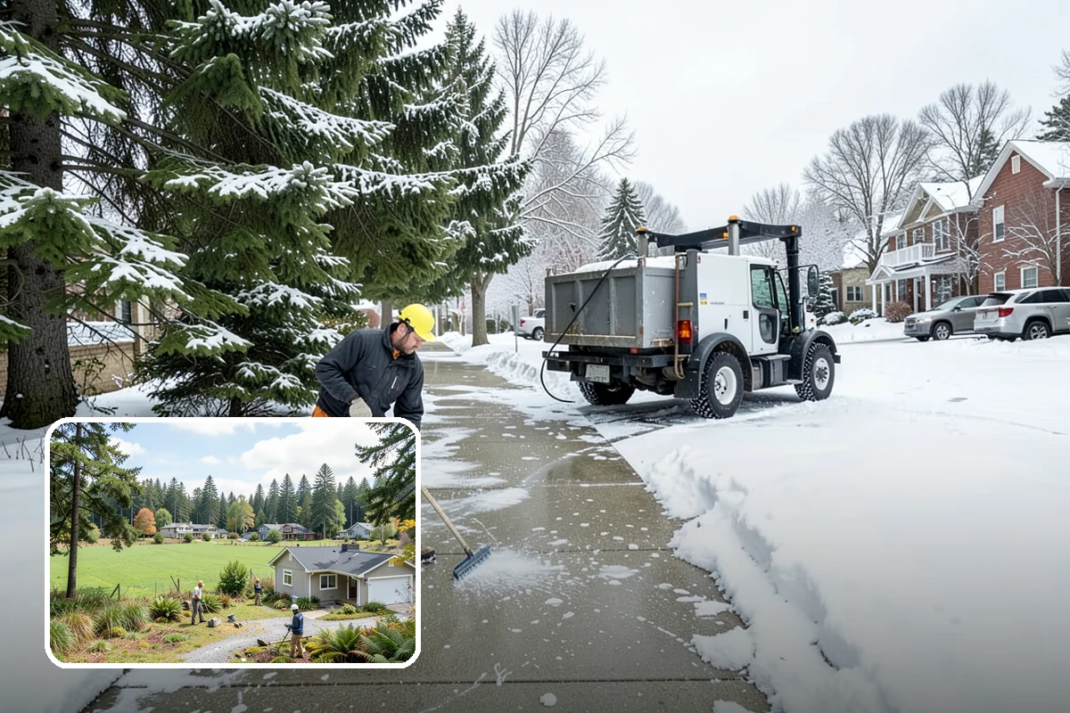 Parking Lot Snow Relocation in Lyman, Skagit County, WA - Keeps stalls and aisles open