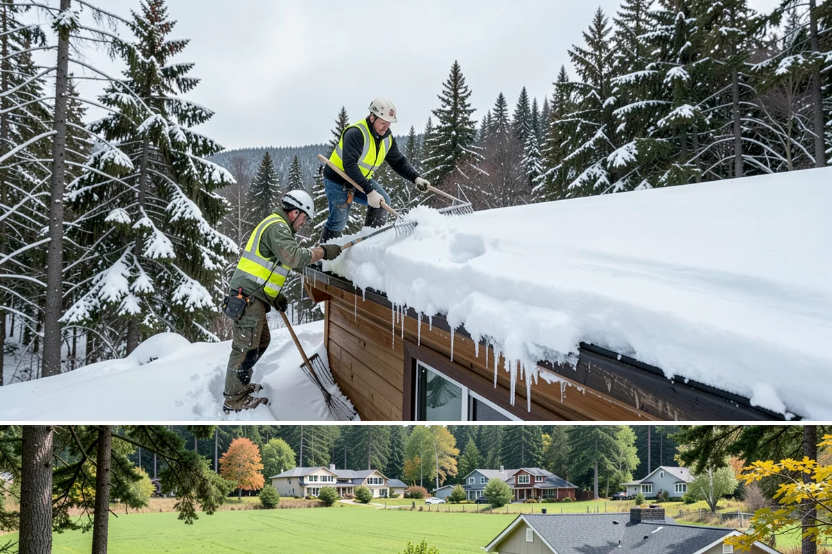 Parking Lot Snow Relocation in Lyman, Skagit County, WA - Relocation runs throughout the snow season whenever storms fill your primary piles.
