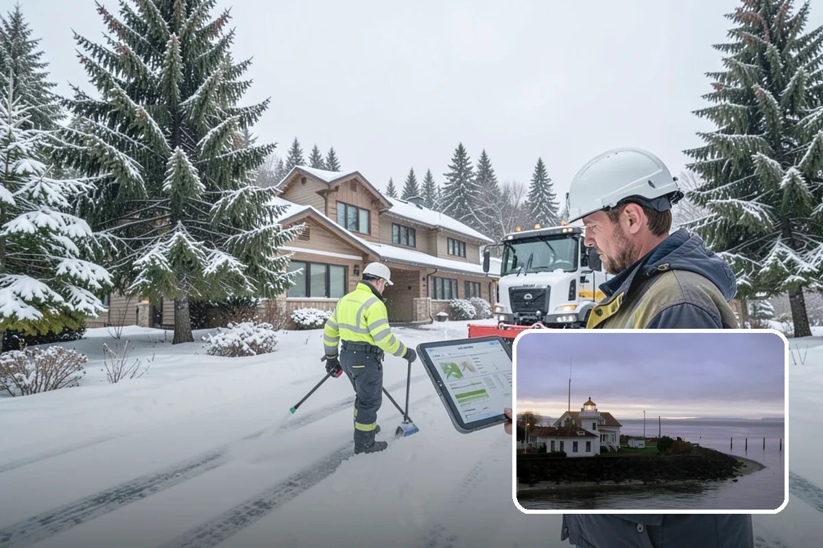 Parking Lot Snow Relocation in Mukilteo, Snohomish County, WA - Keeps stalls and aisles open