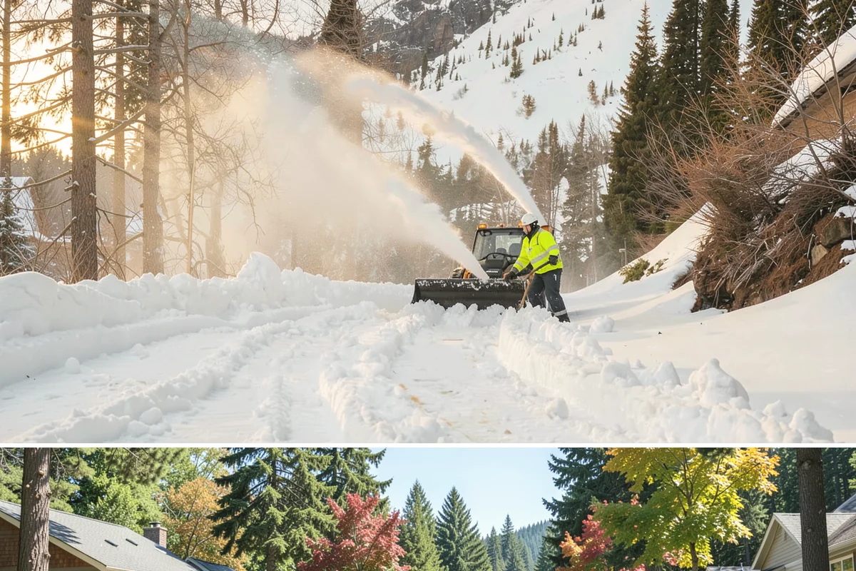 Parking Lot Snow Relocation in Orting, Pierce County, WA - Relocation runs throughout the snow season whenever storms fill your primary piles.