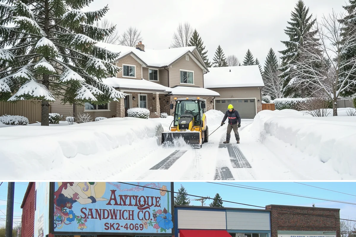 Parking Lot Snow Relocation in Ruston, Pierce County, WA - Relocation runs throughout the snow season whenever storms fill your primary piles.