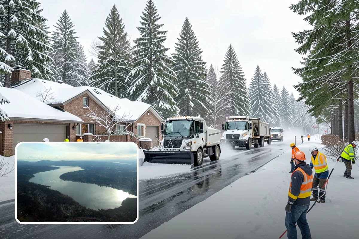 Parking Lot Snow Relocation in Sammamish, King County, WA - Keeps stalls and aisles open