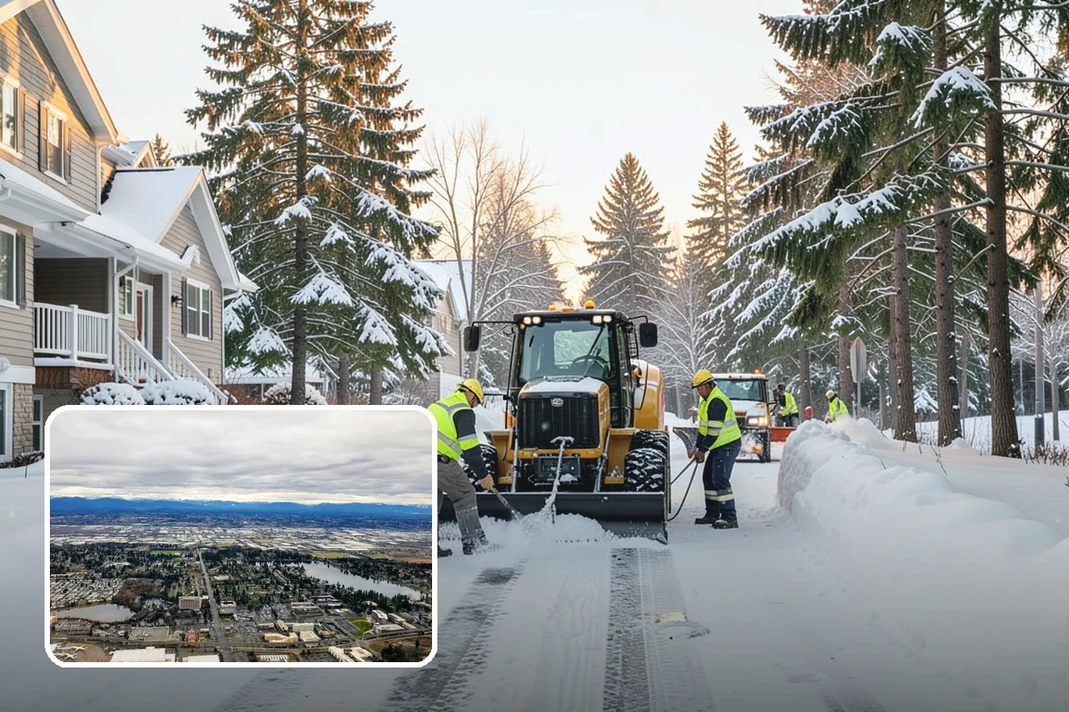 Parking Lot Snow Relocation in SeaTac, King County, WA - Keeps stalls and aisles open