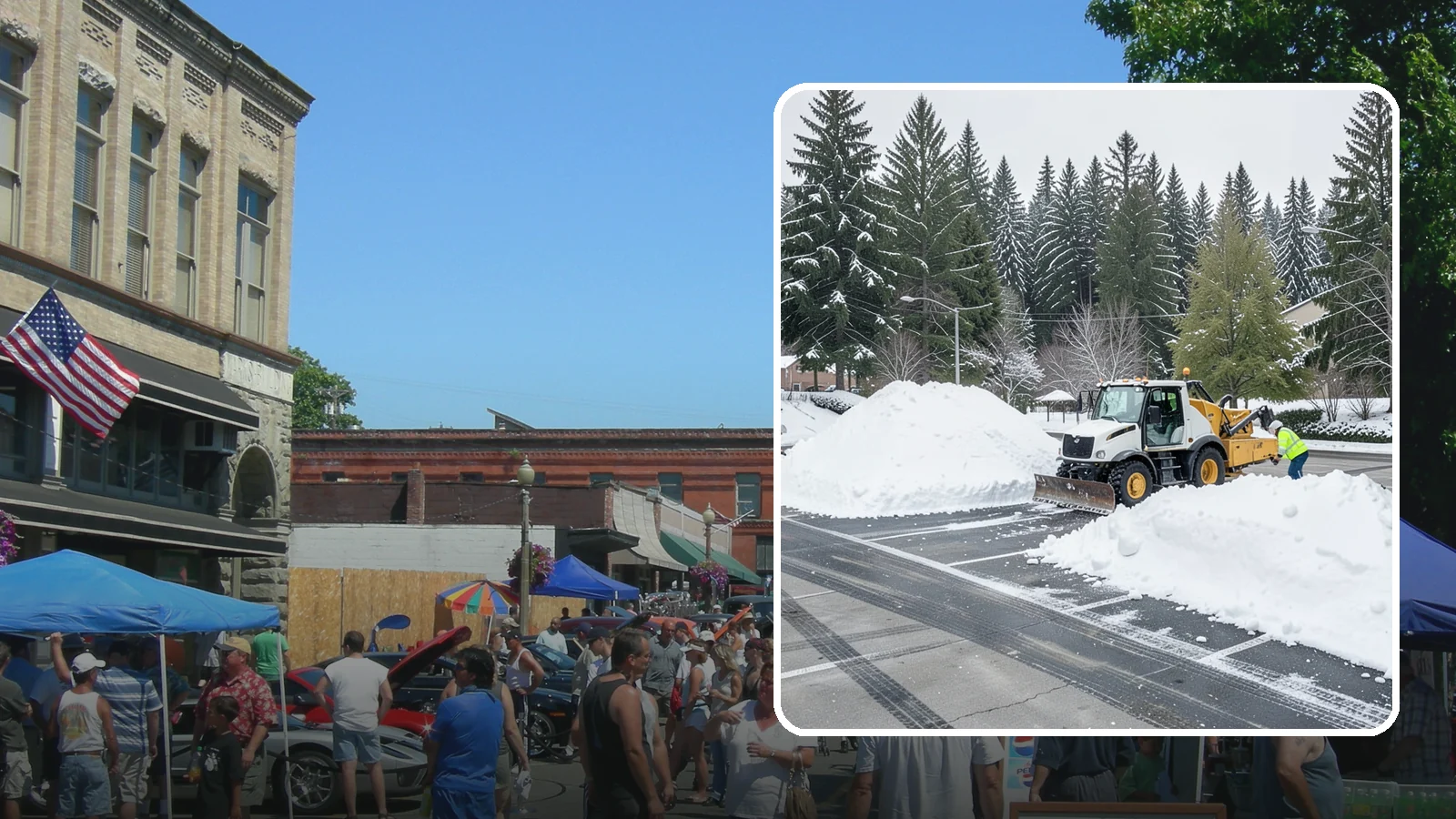 Parking Lot Snow Relocation in Snohomish, Snohomish County, WA - We reposition plowed snow into out-of-the-way piles so your lot stays open and safe.