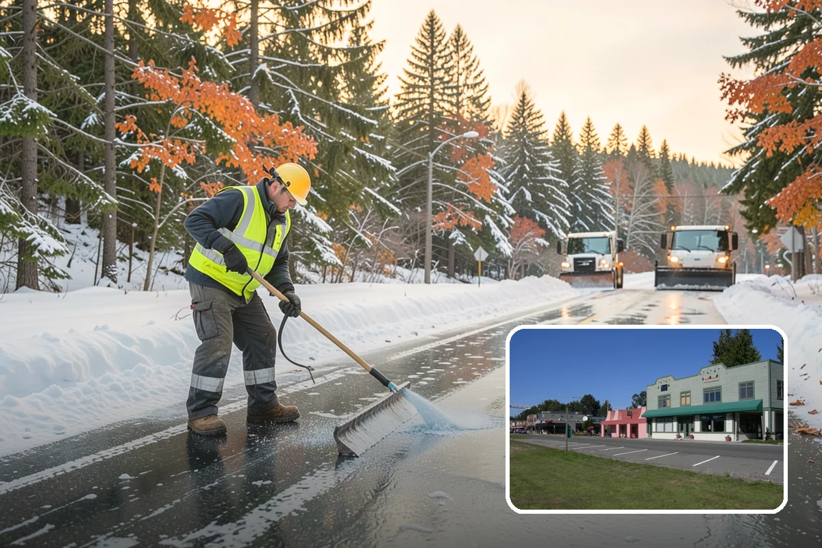 Parking Lot Snow Relocation in Snoqualmie, King County, WA - Keeps stalls and aisles open