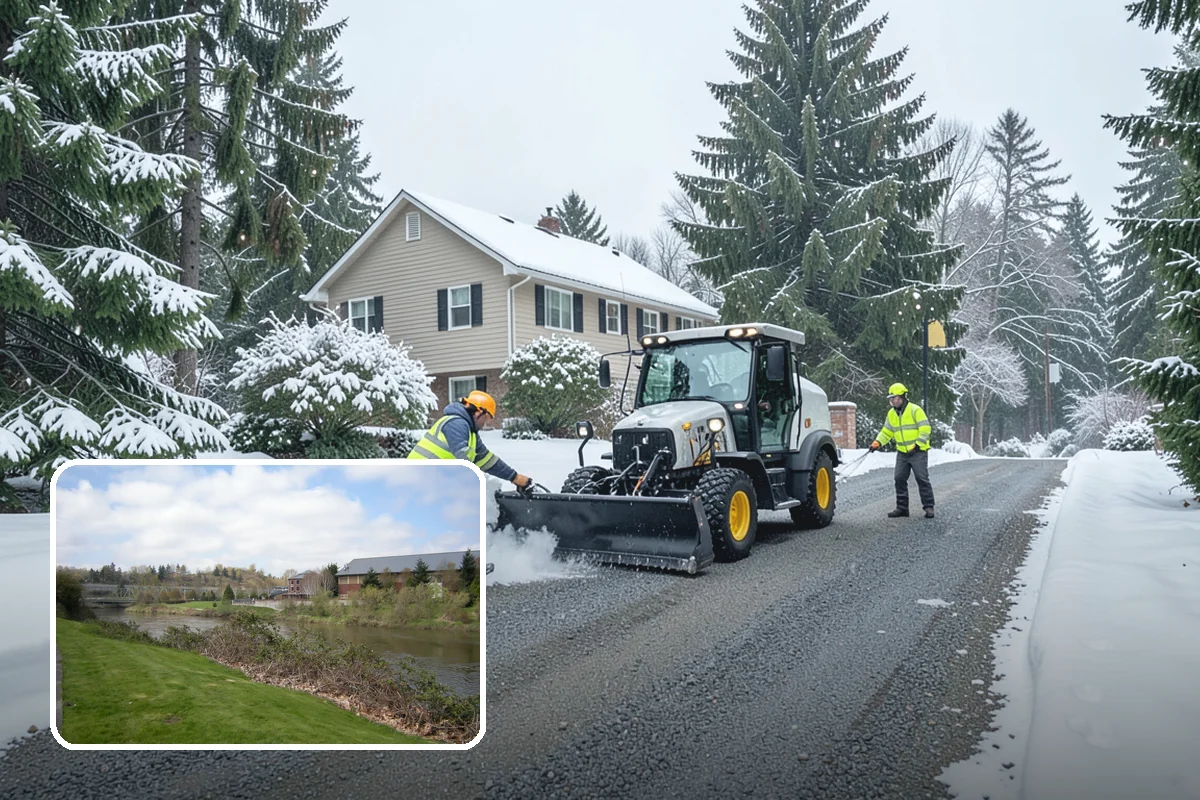 Parking Lot Snow Relocation in Tukwila, King County, WA - Keeps stalls and aisles open