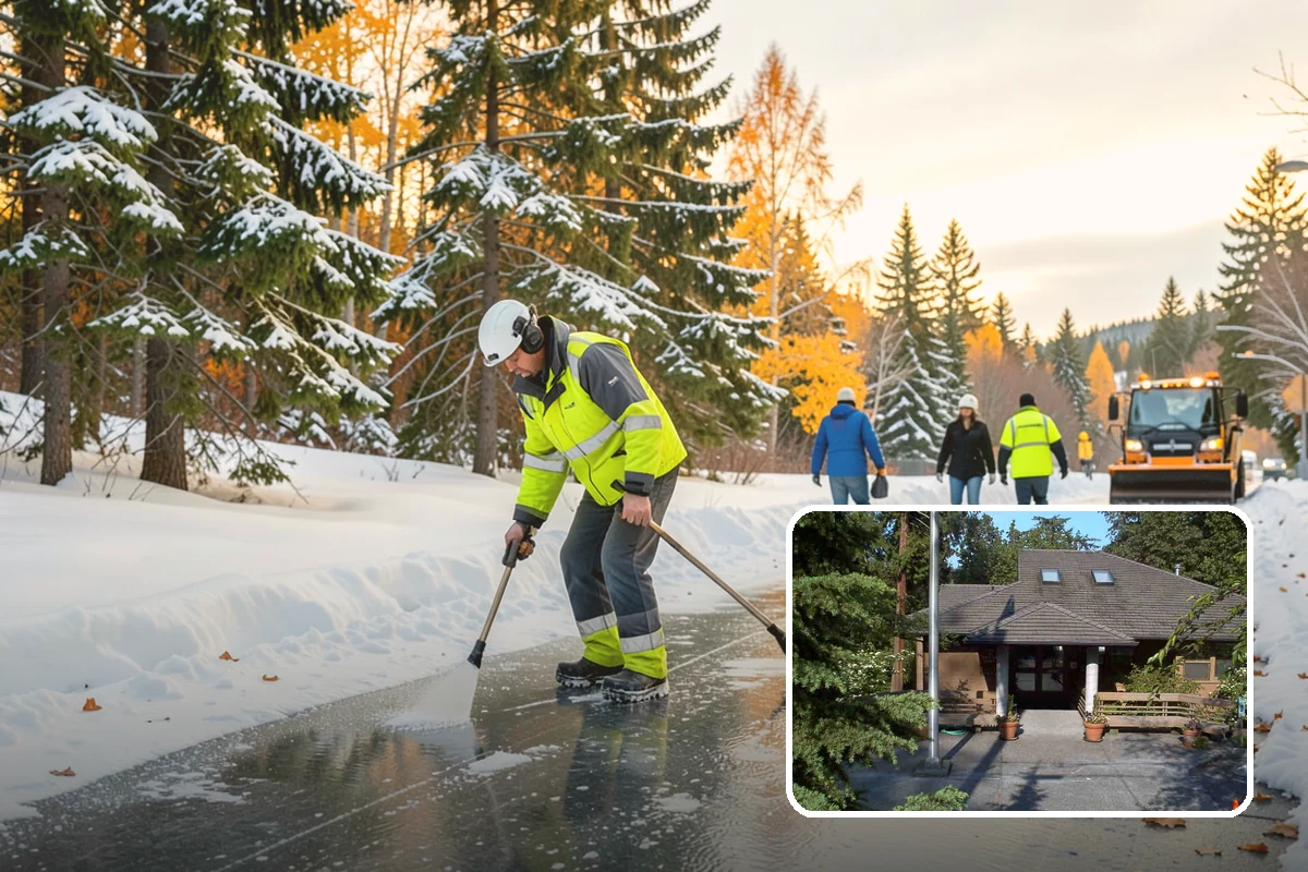 Parking Lot Snow Relocation in Yarrow Point, King County, WA - Keeps stalls and aisles open
