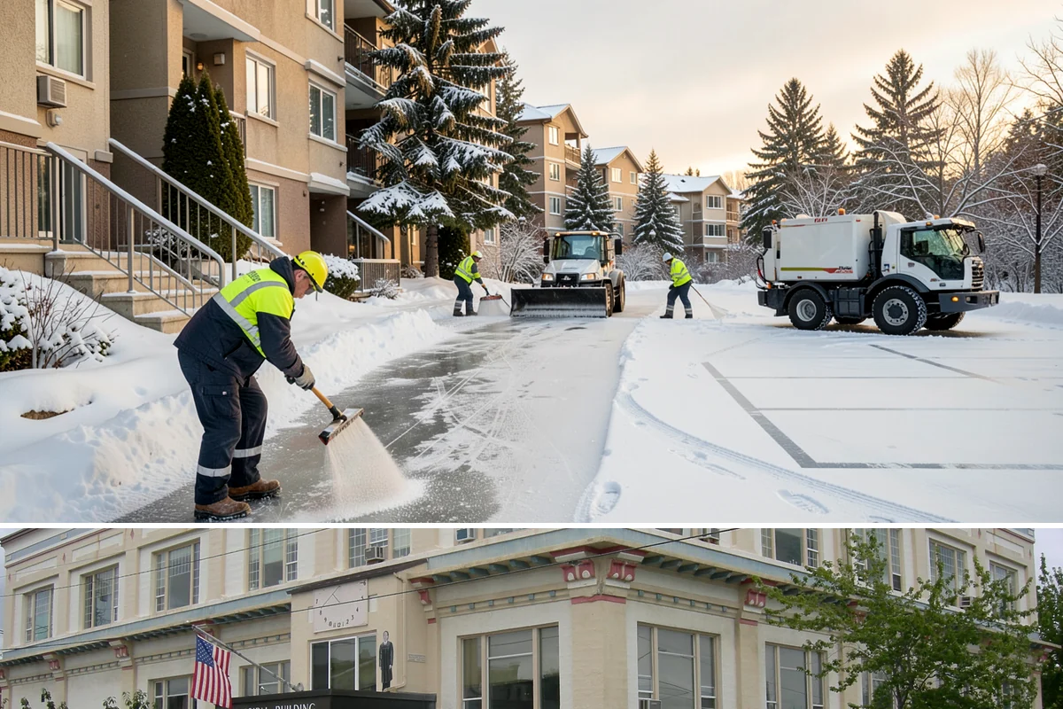 Parking Lot Snow Removal in Anacortes, Skagit County, WA - Schedule coverage from late fall through early spring when convergence-zone snow can hit the lowlands.