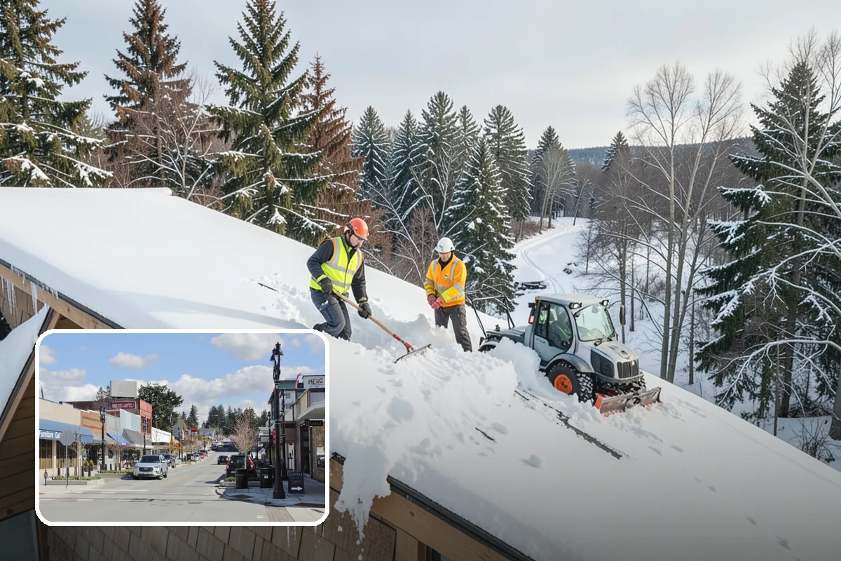 Parking Lot Snow Removal in Bothell, King County, WA - Complete surface coverage including tight corners