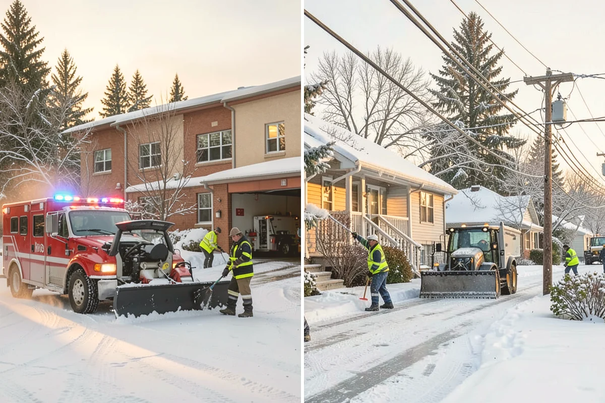 Parking Lot Snow Removal in Bothell, King County, WA - We assess lot layout and problem areas before the season