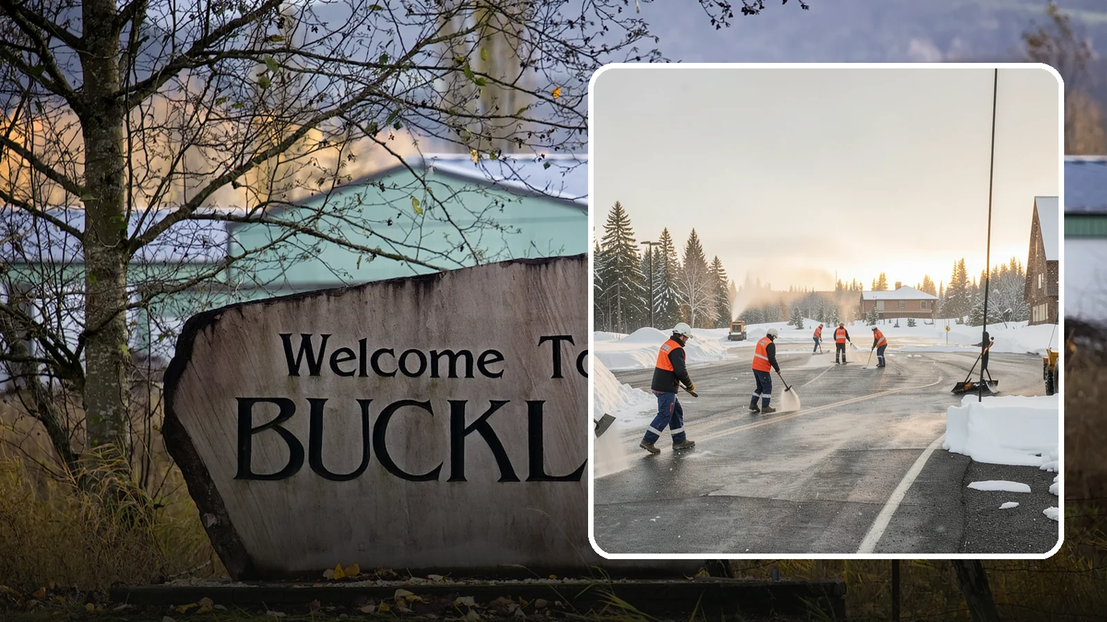 Parking Lot Snow Removal in Buckley, Pierce County, WA - We handle the full cycle of clearing, treating, and hauling snow from commercial lots across Western Washington.