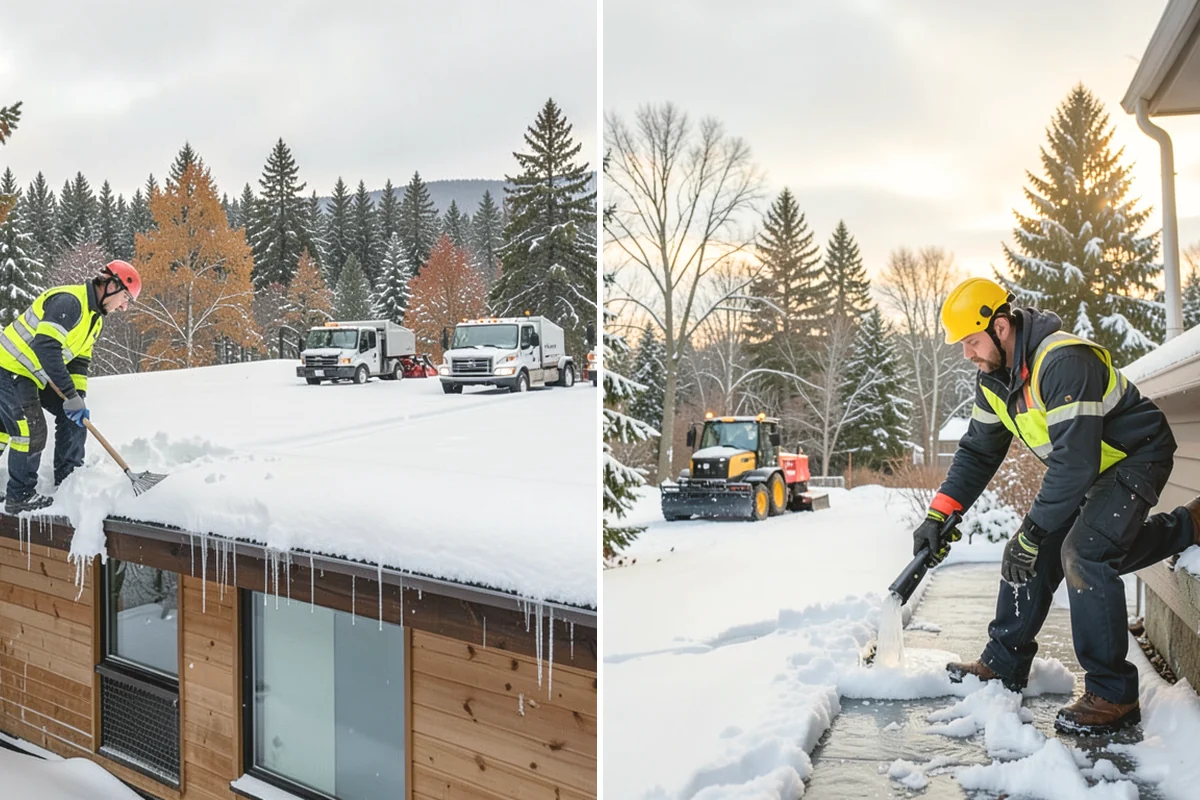 Parking Lot Snow Removal in Burlington, Skagit County, WA - We assess lot layout and problem areas before the season