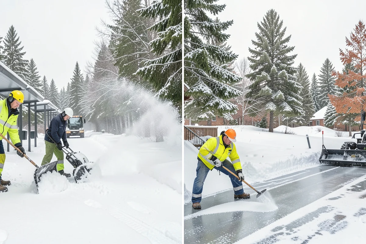 Parking Lot Snow Removal in Carnation, King County, WA - We assess lot layout and problem areas before the season