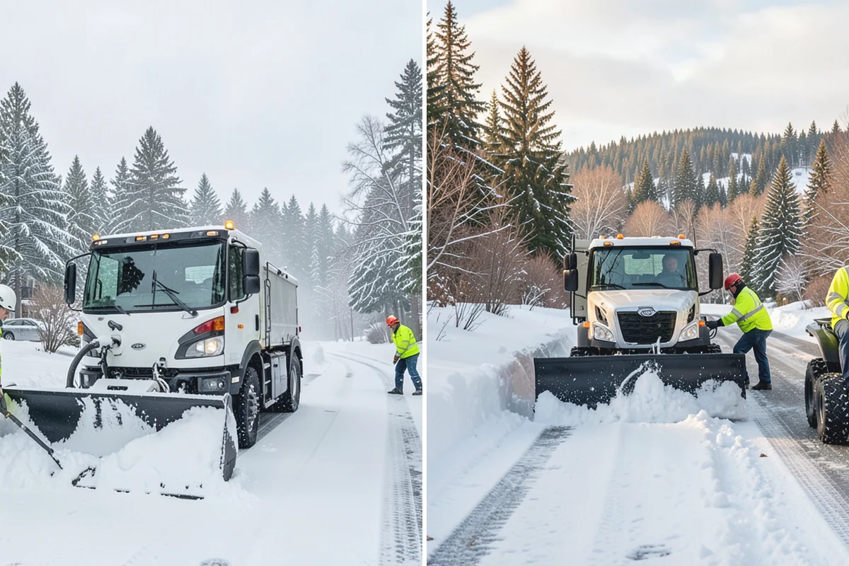 Parking Lot Snow Removal in Des Moines, King County, WA - We assess lot layout and problem areas before the season
