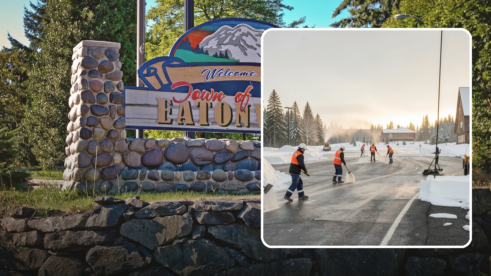 Parking Lot Snow Removal in Eatonville, Pierce County, WA - We handle the full cycle of clearing, treating, and hauling snow from commercial lots across Western Washington.