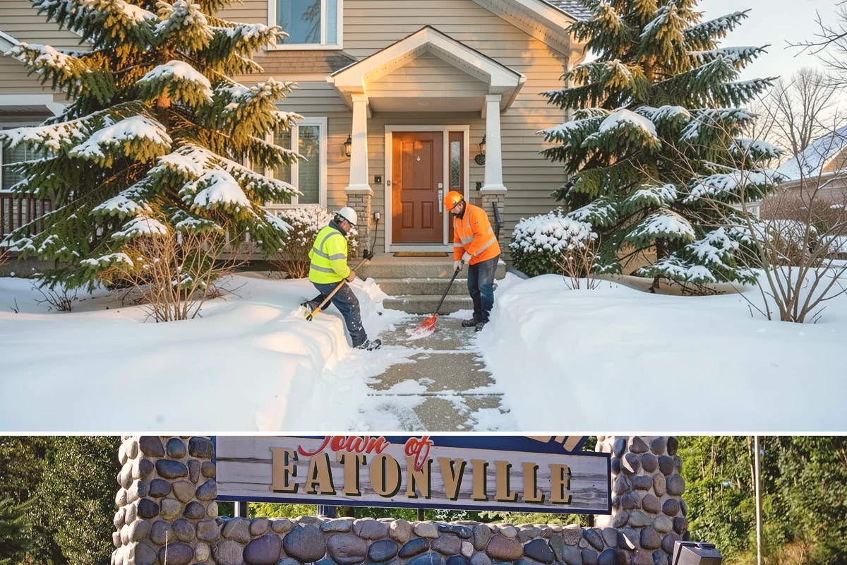 Parking Lot Snow Removal in Eatonville, Pierce County, WA - Schedule coverage from late fall through early spring when convergence-zone snow can hit the lowlands.